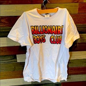 Bbc icecream fire font logo tshirt (white)